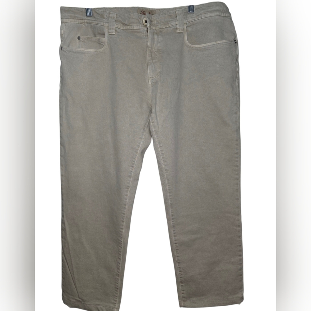 Loro Piana Men's Straight Jeans in Light Taupe